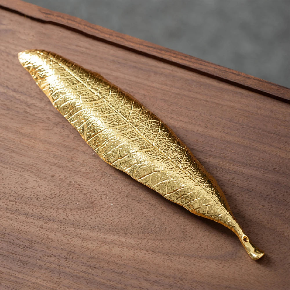 Metallic Leaf Incense Burner