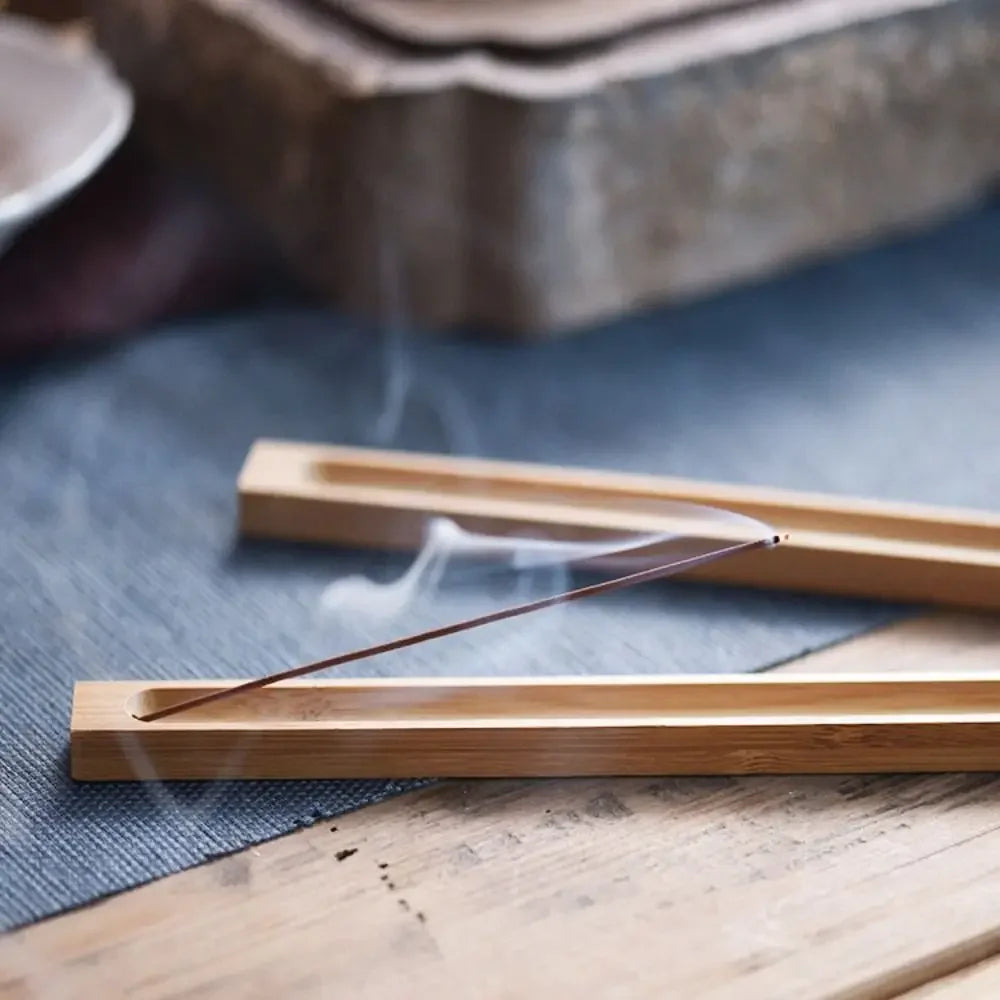 Eco-Friendly Bamboo Incense Stick Holder